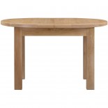 Dorset Oak D-End Extending Dining Table 